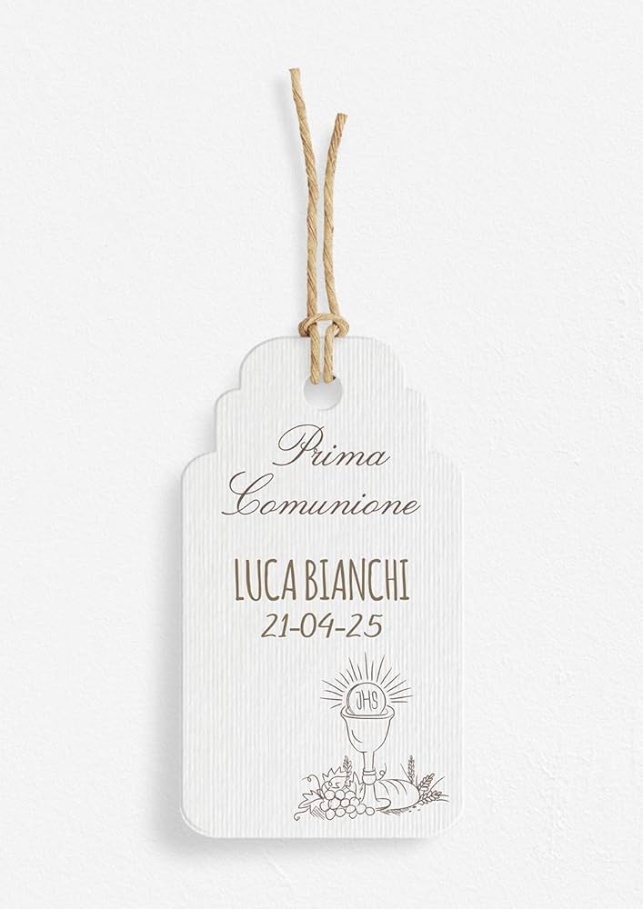 Cartellini per bomboniere