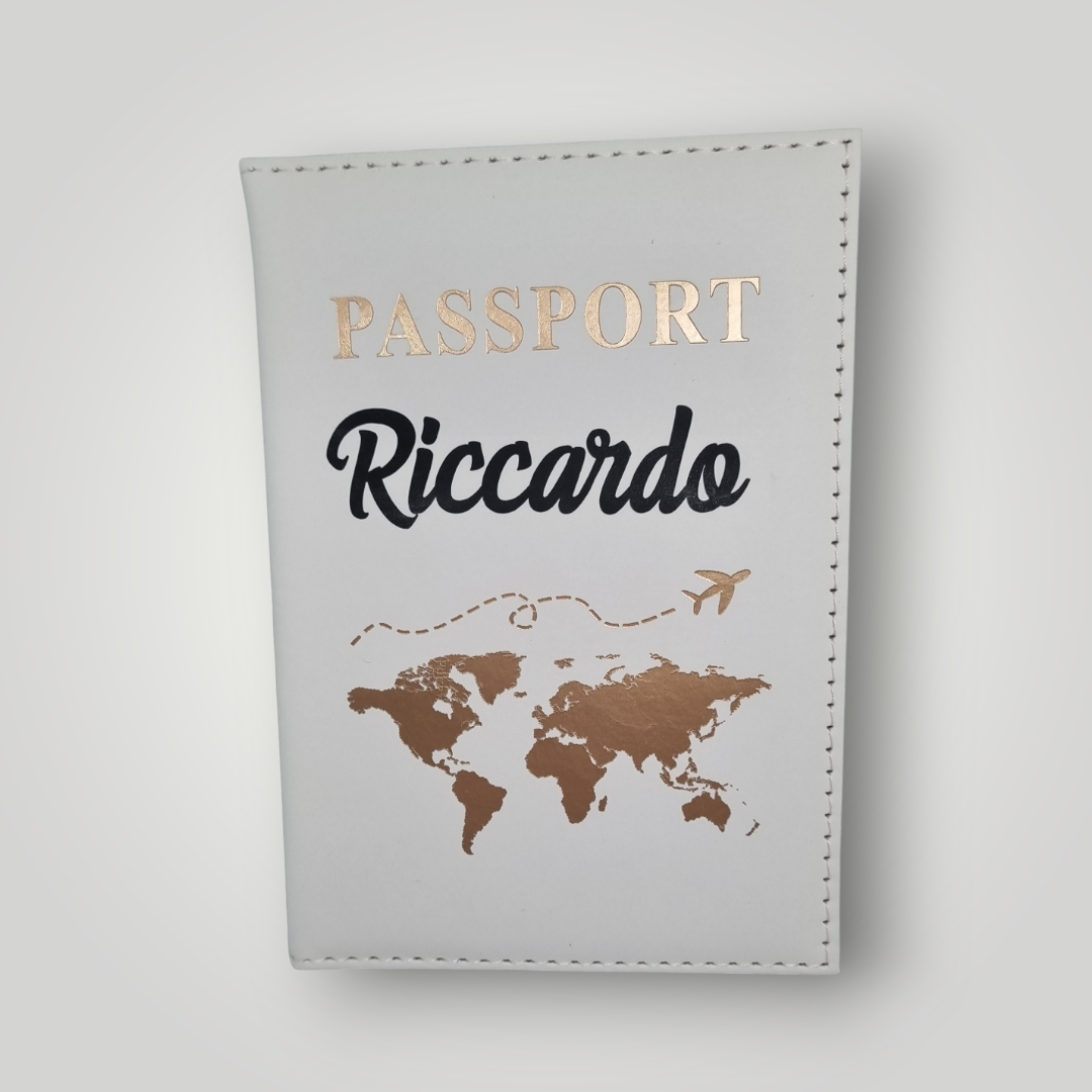 Porta passaporto personalizzato Uomo
