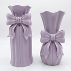 Set Vasi Decorativi con fiocco - Eleganza che fiorisce