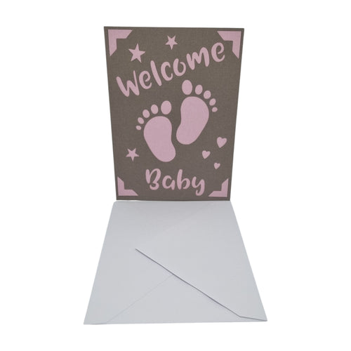 Biglietto d'auguri welcome baby