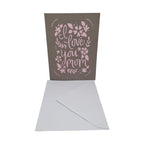 Biglietto d'auguri i love you mom