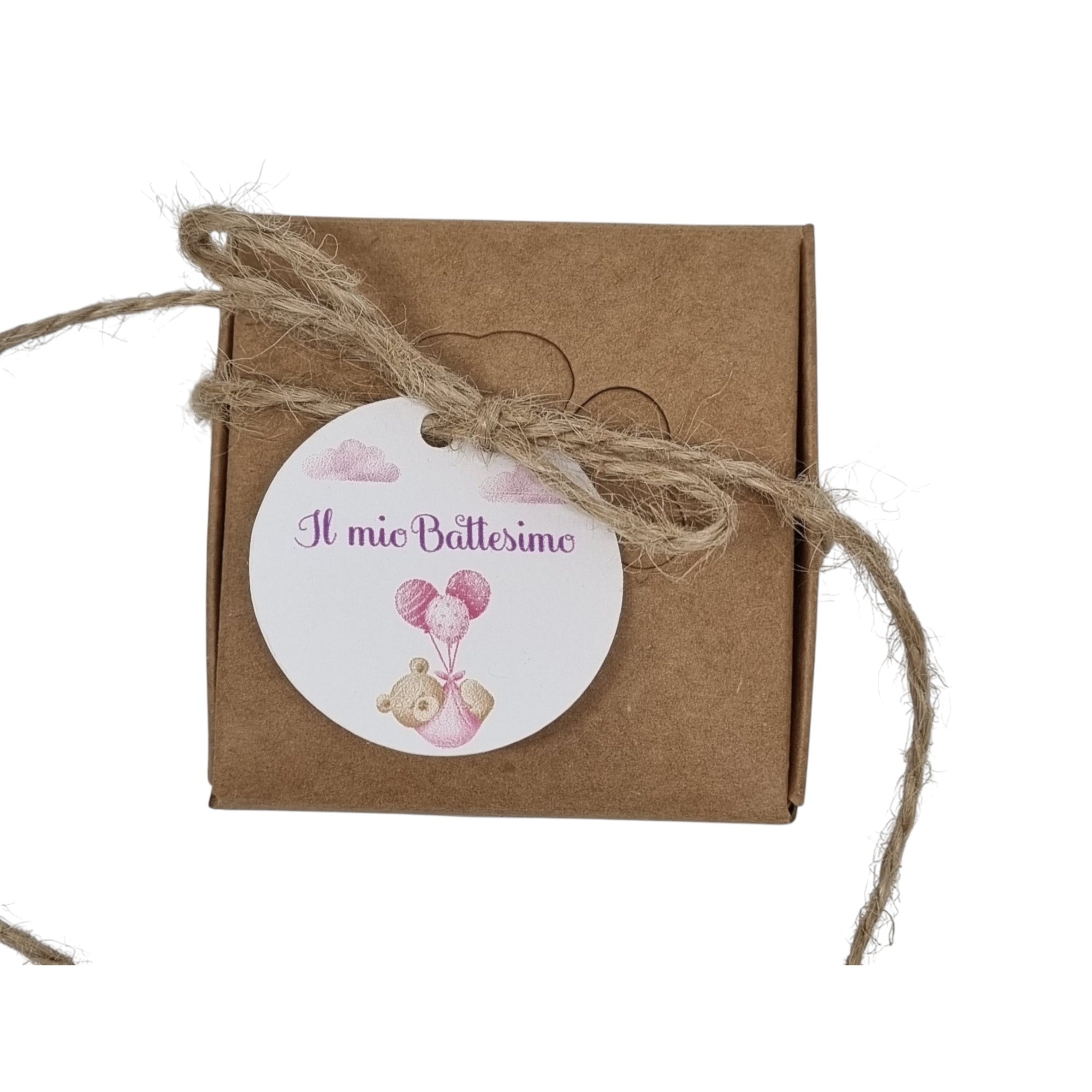 10 Cartellini per bomboniera Battesimo