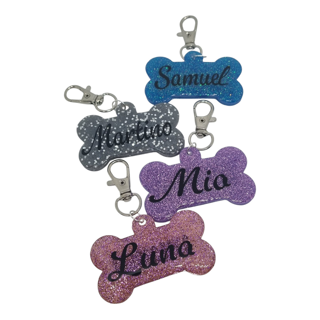 Targhetta per cane osso