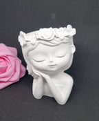 Decorazioni in gesso - Bambina che sogna