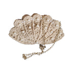 Borsa uncinetto pochette  conchiglia