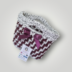 Borsetta uncinetto con manici