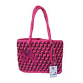 Borsa uncinetto fucsia e Bordeaux