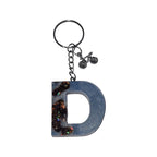 Portachiavi in resina iniziale del nome