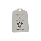 10 Cartellini Matrimonio per bomboniere