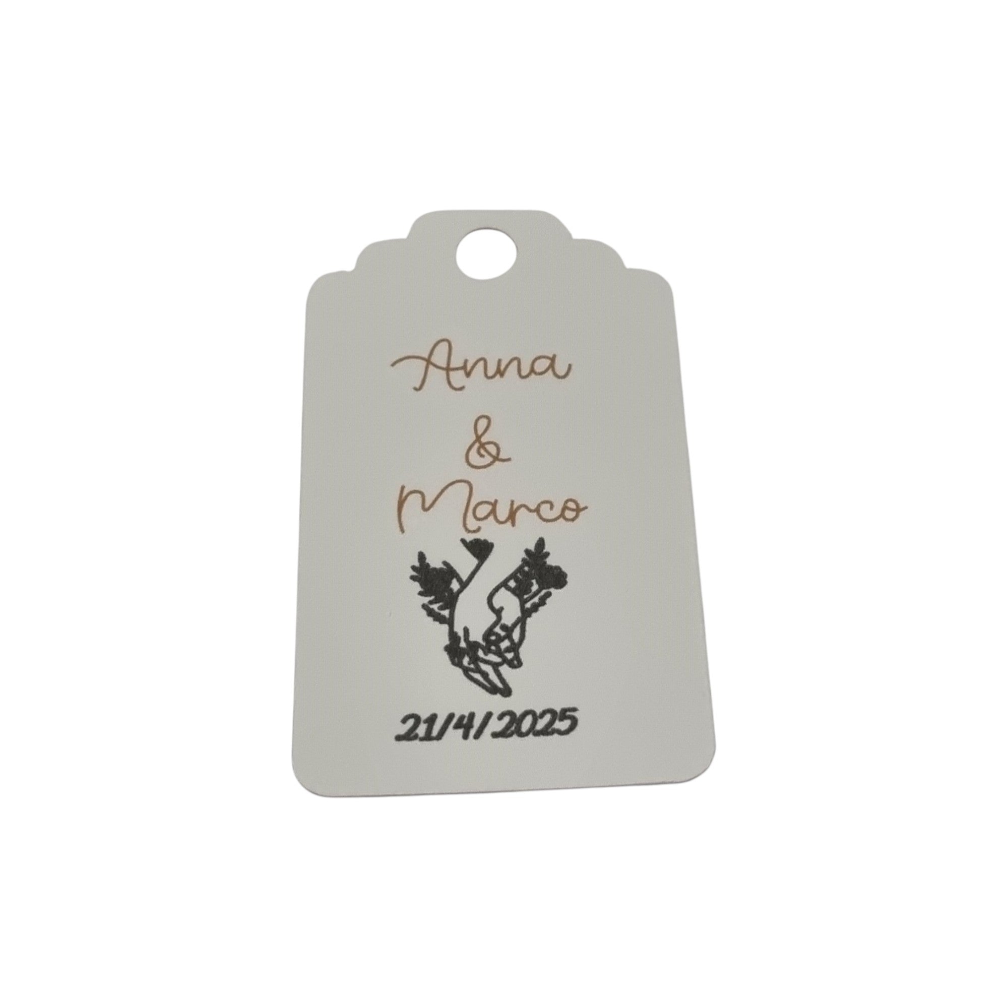 10 Cartellini Matrimonio per bomboniere