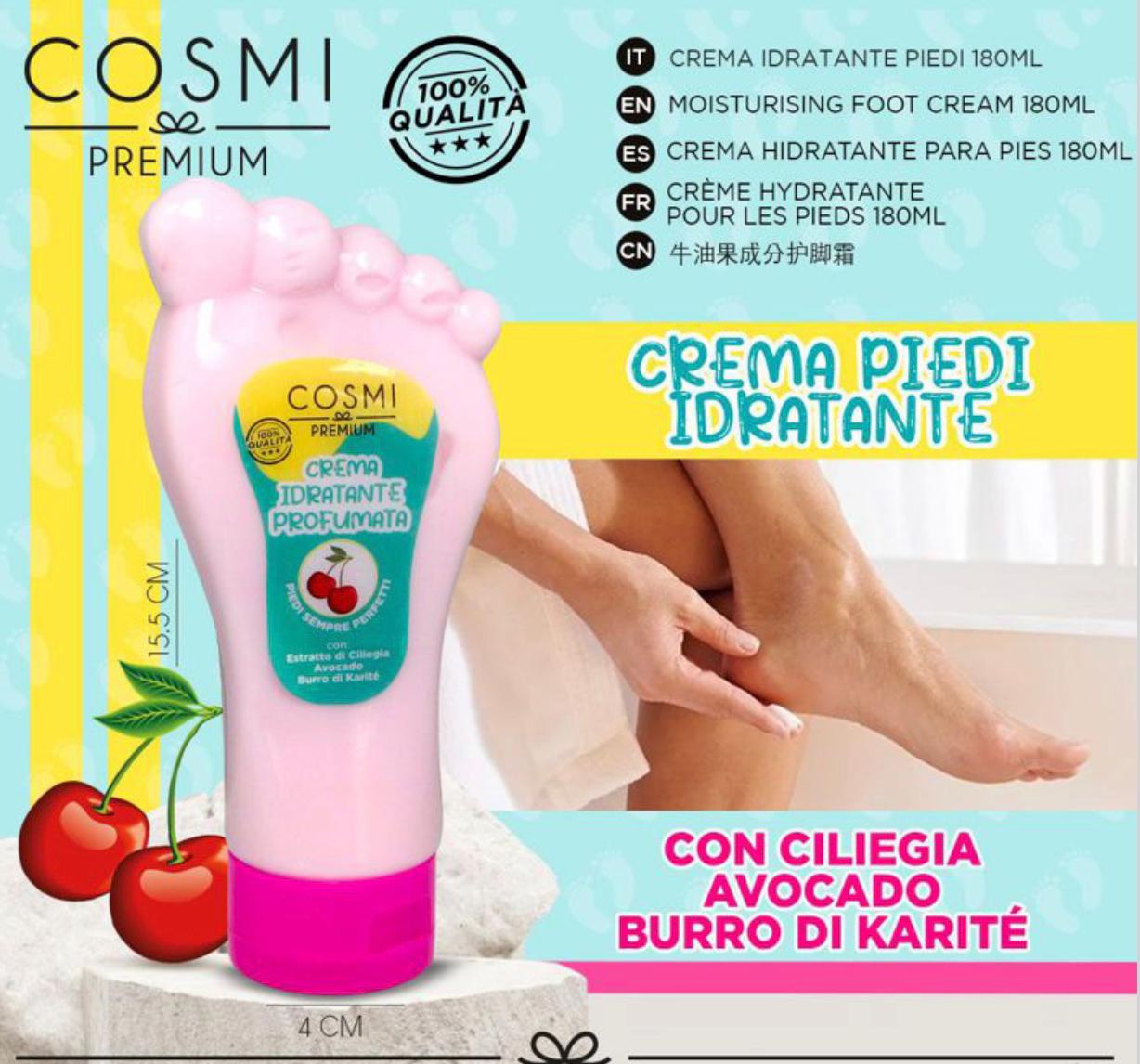 COSMI Crema Piedi Idratante Ciliegia