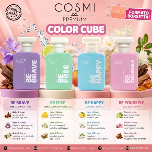 Profumi Color Cube formato borsetta