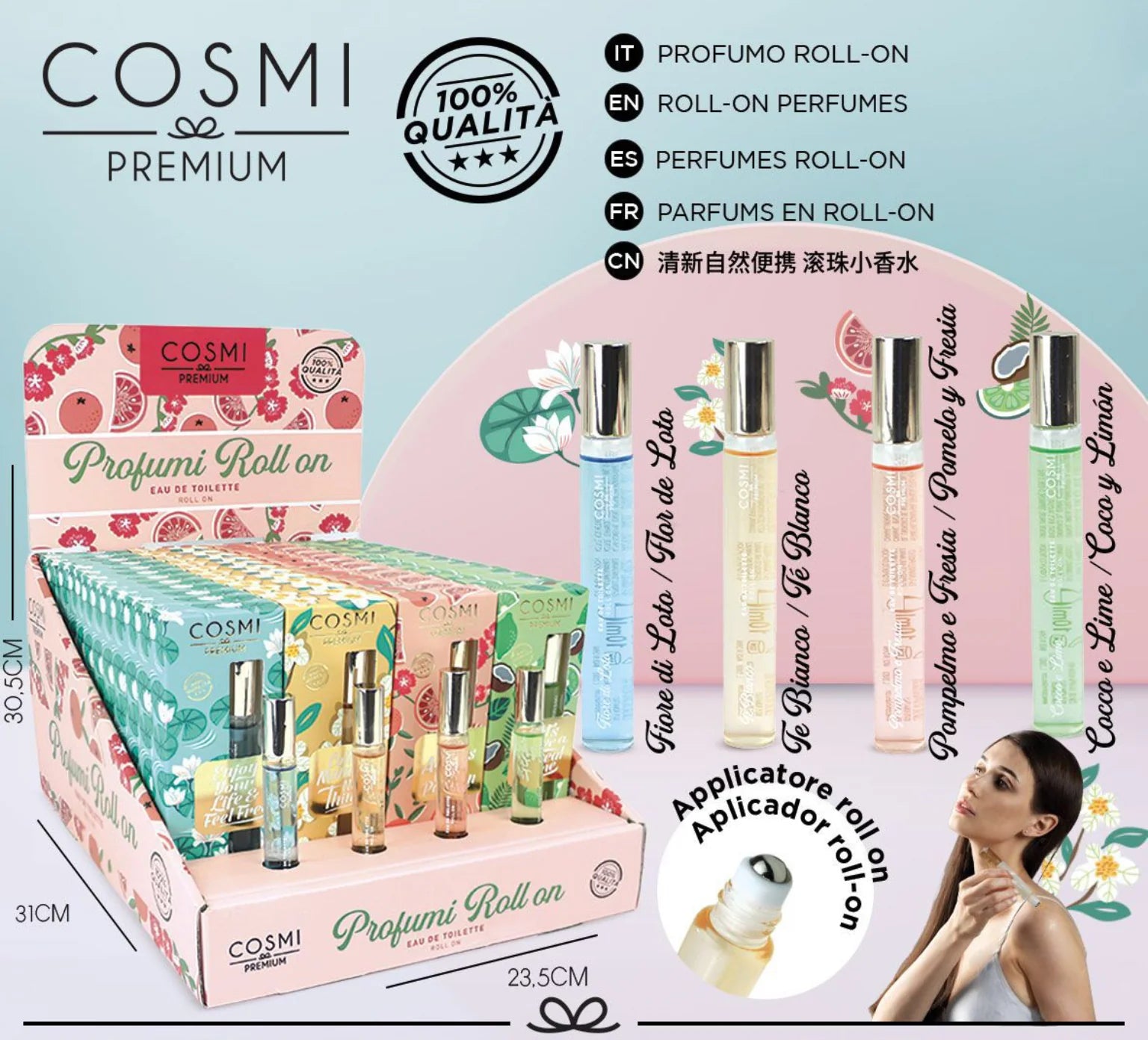 COSMI Premium – Profumi Roll-On Eau de Toilette