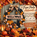 Ghirlanda Fuori Porta Autunnale 'Welcome'
