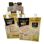 Kit Perfezione Viso 24K Gold - Primer Illuminante e Fondotinta Opaco 6 in 1