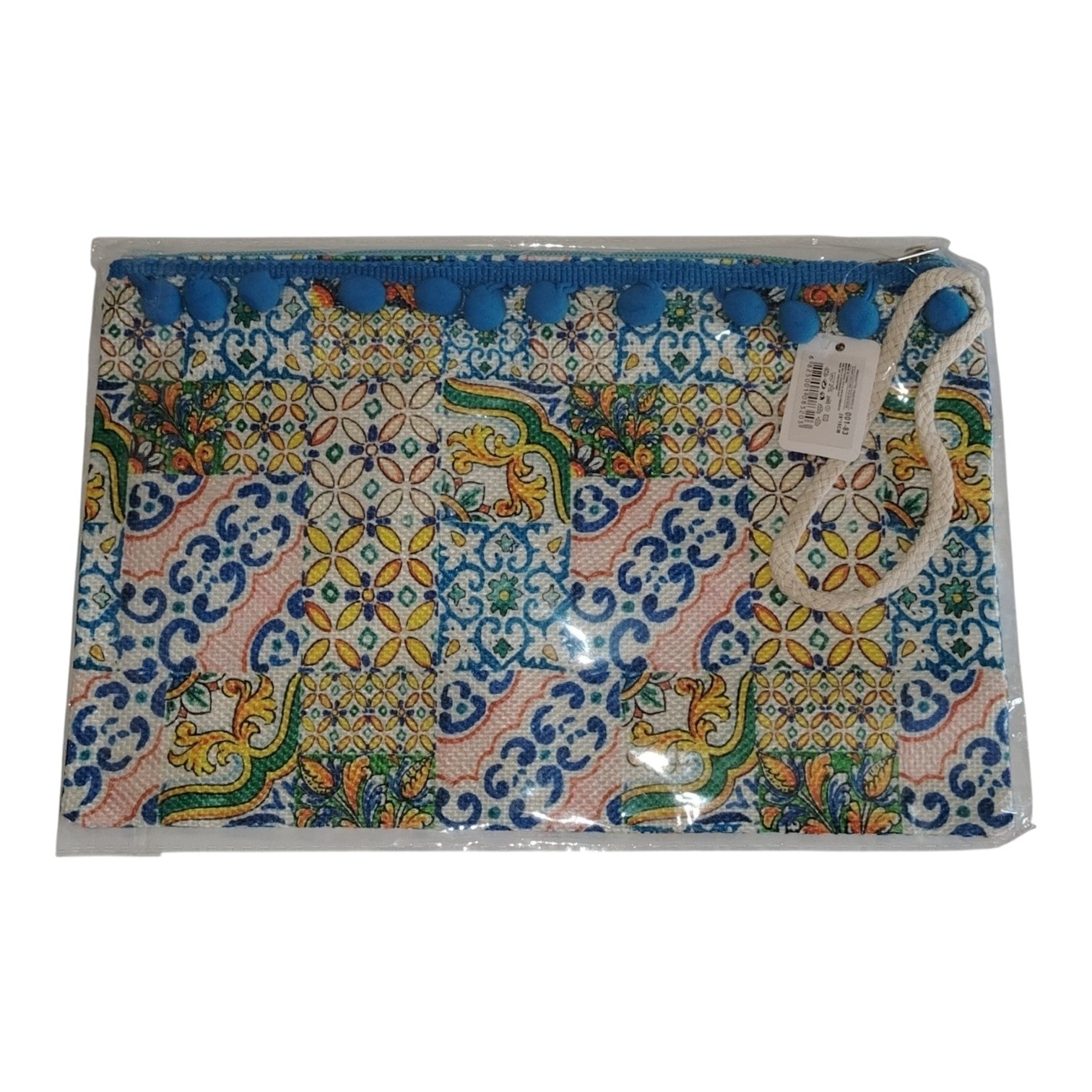 Pochette Piatta Fantasia con Pompon