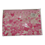 Pochette Piatta Fantasia Cuori con Pompon e Laccetto