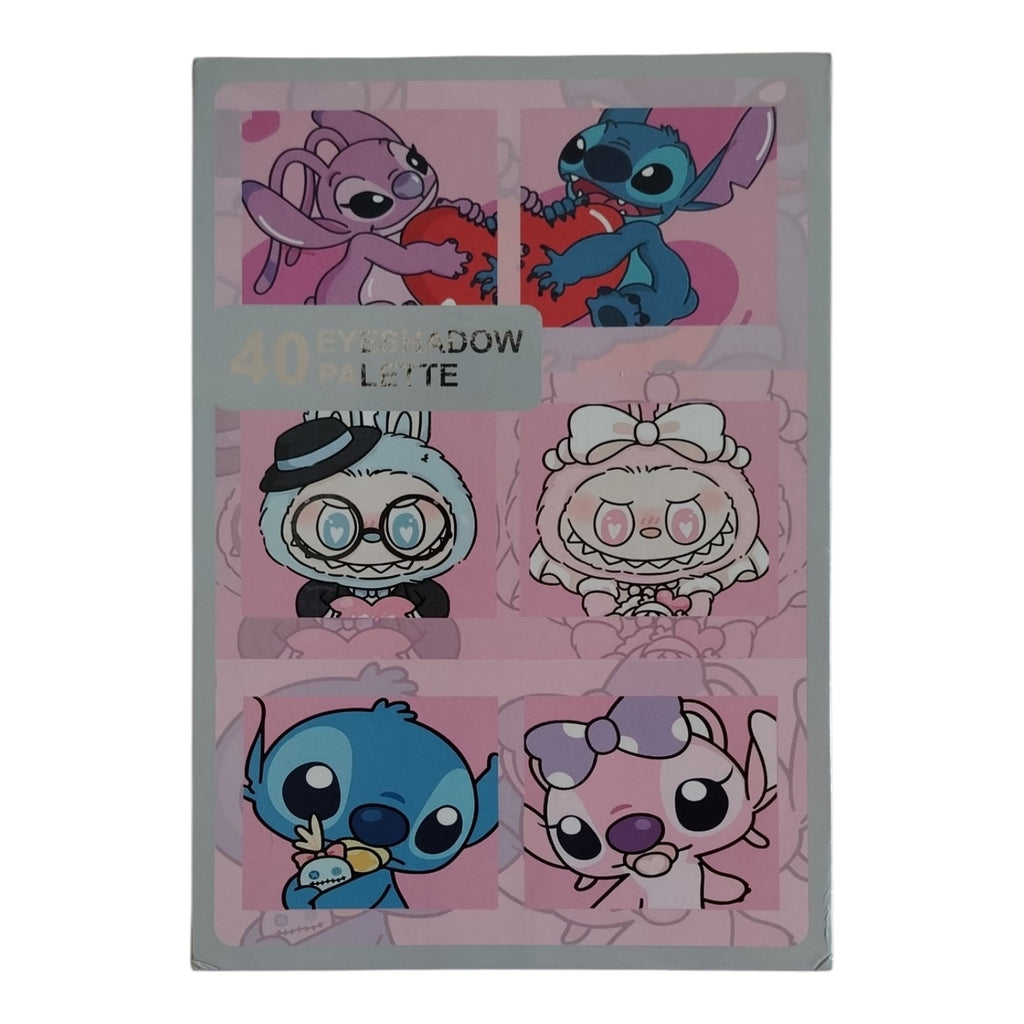 Palette Trucco 40 Colori – Design Kawaii & Stitch