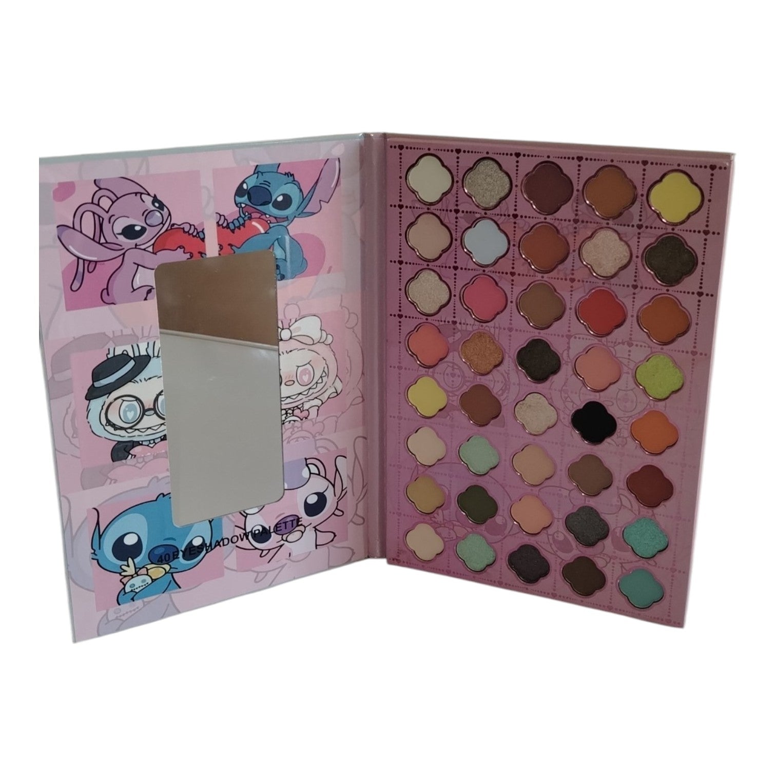 Palette Trucco 40 Colori – Design Kawaii & Stitch