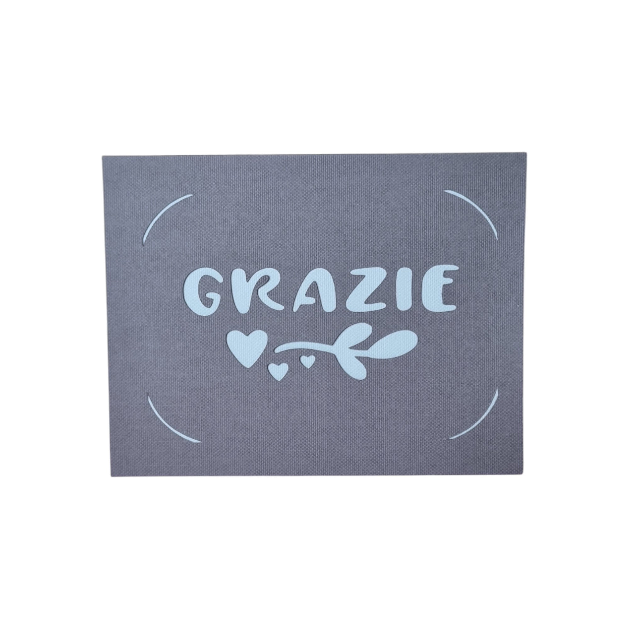 Biglietto auguri grazie