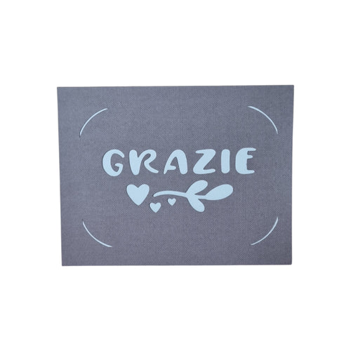 Biglietto auguri grazie