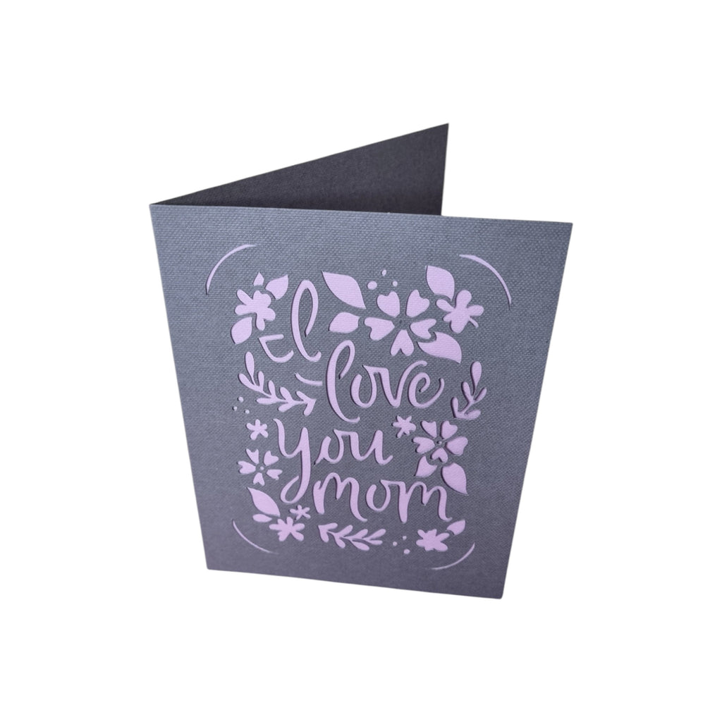 Biglietto d'auguri i love you mom