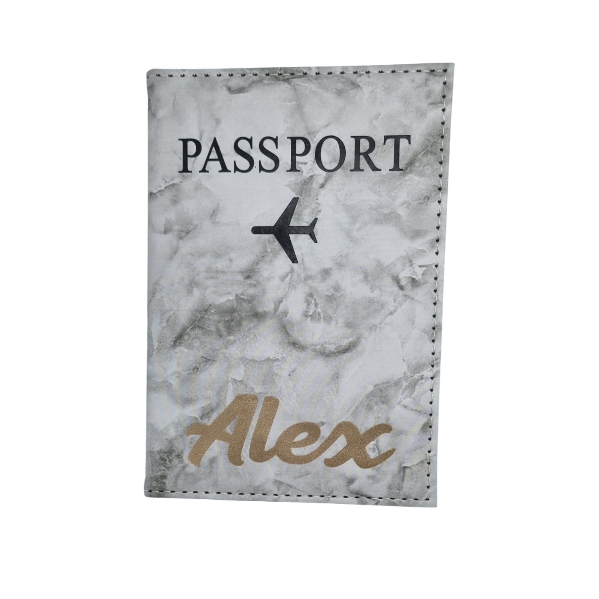 Kit porta passaporto e porta etichetta bagaglio personalizzato