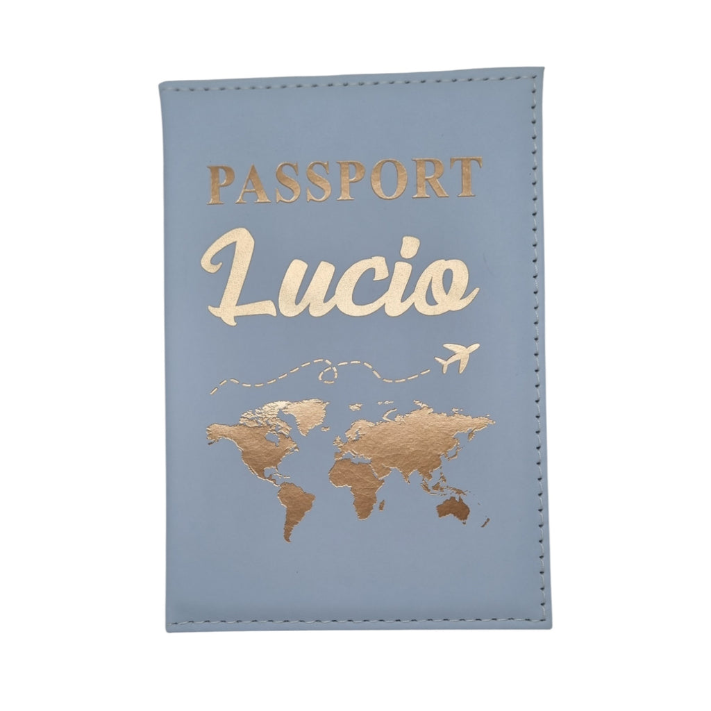 Porta passaporto uomo personalizzato con nome