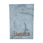 Porta passaporto uomo personalizzato con nome