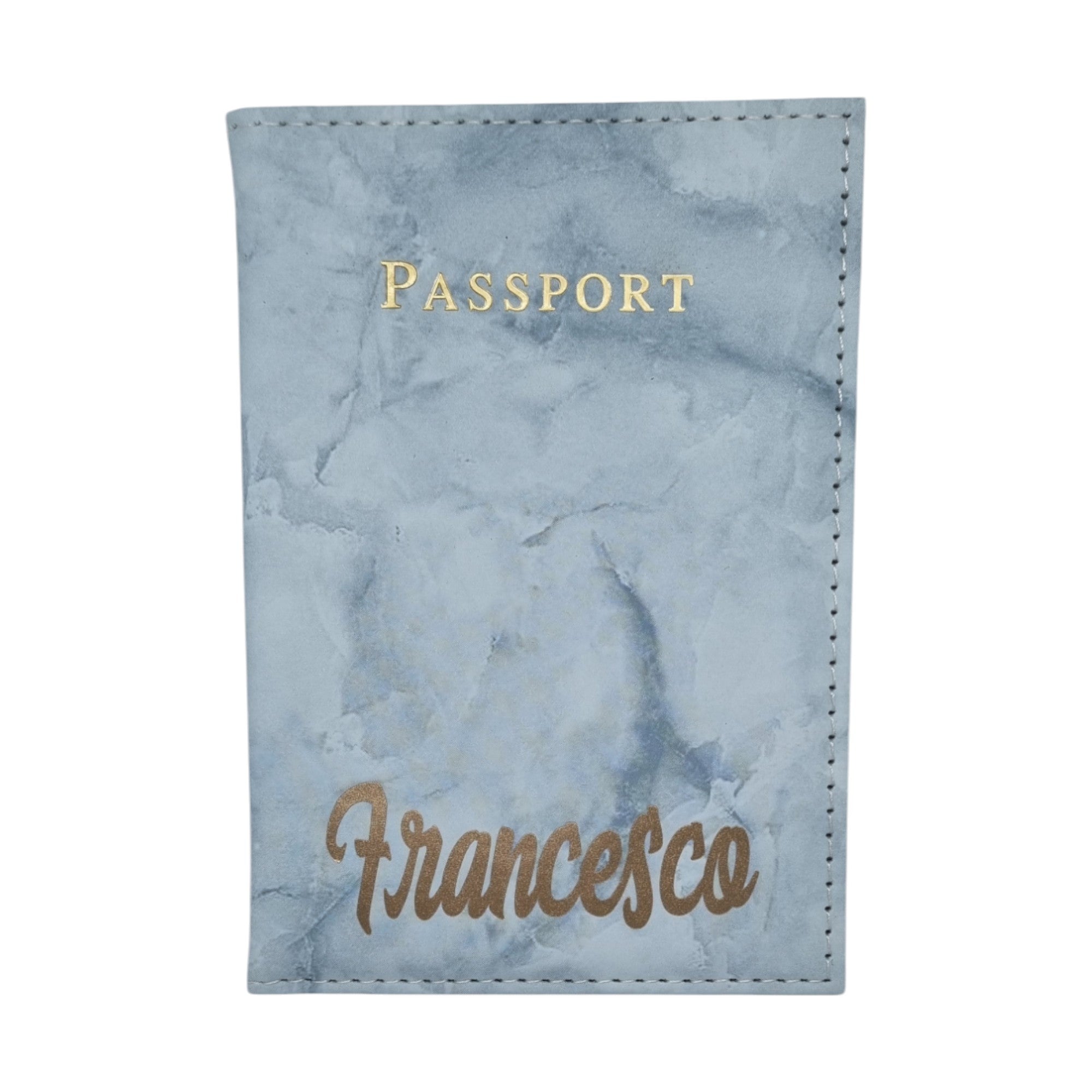 Porta passaporto uomo personalizzato con nome