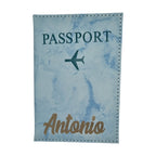 Porta passaporto uomo personalizzato con nome