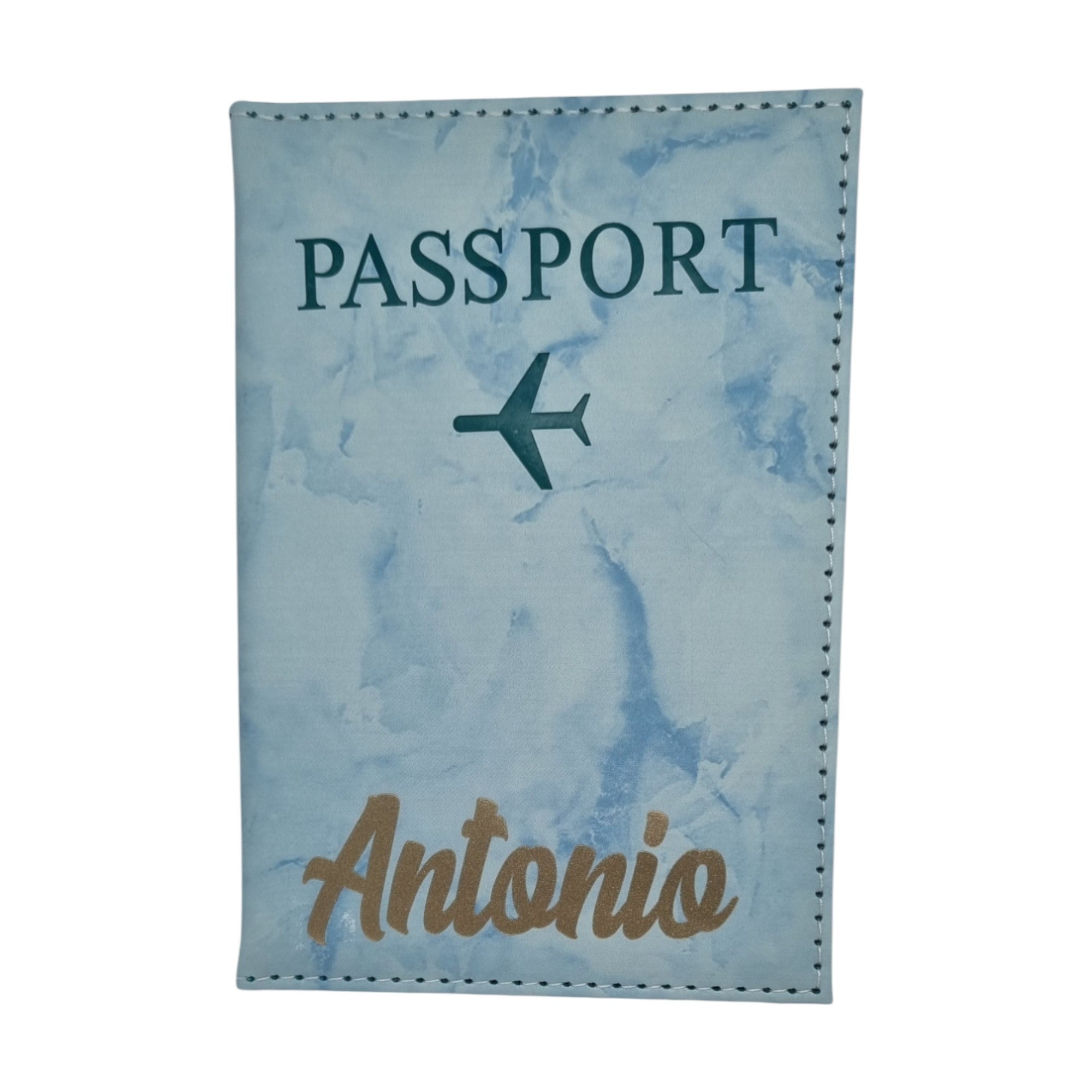 Porta passaporto uomo personalizzato con nome