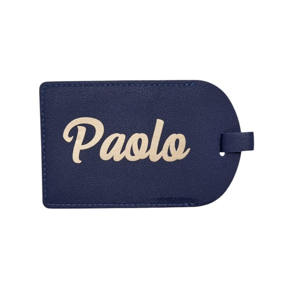 Kit porta passaporto e porta etichetta bagaglio personalizzato