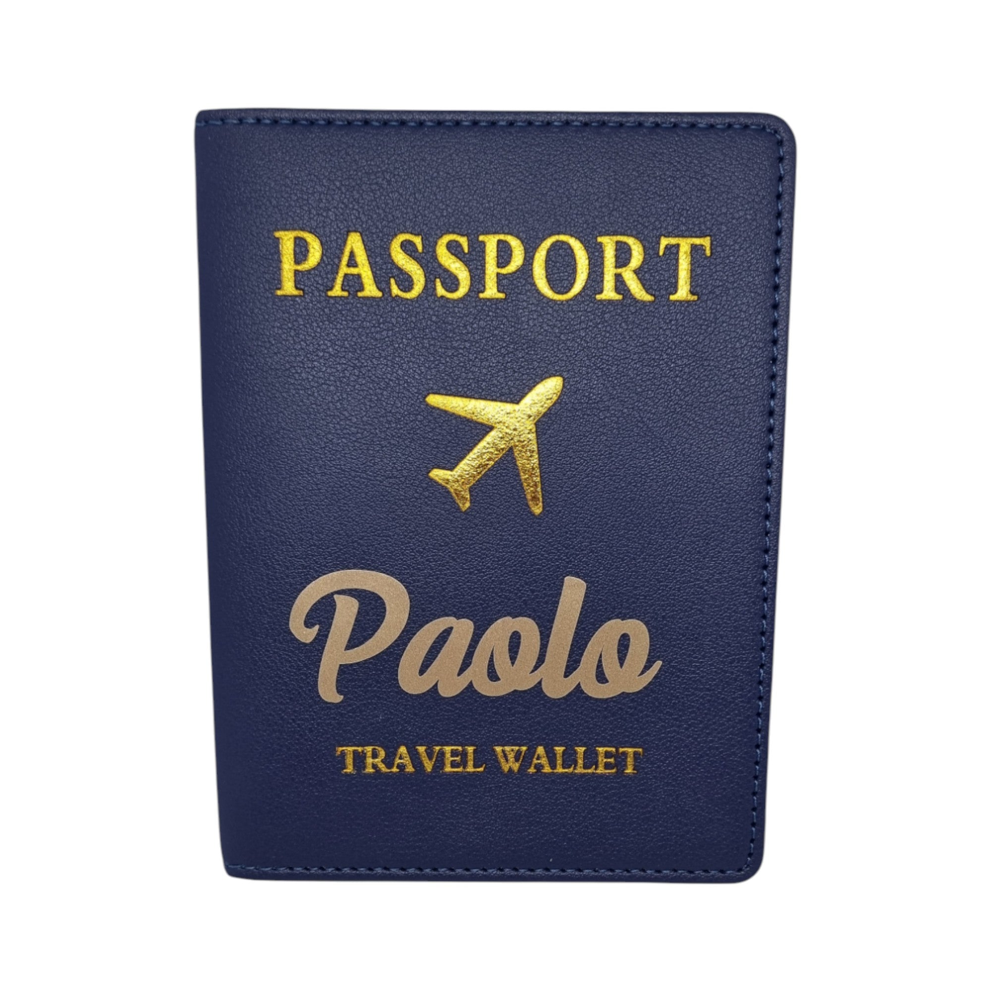 Kit porta passaporto e porta etichetta bagaglio personalizzato