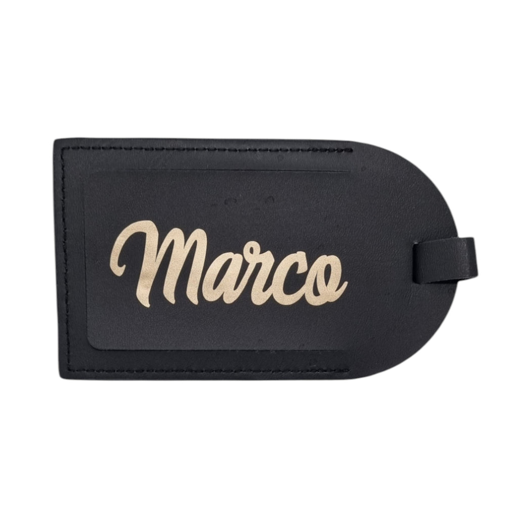 Kit porta passaporto e porta etichetta bagaglio personalizzato