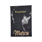 Kit porta passaporto e porta etichetta bagaglio personalizzato