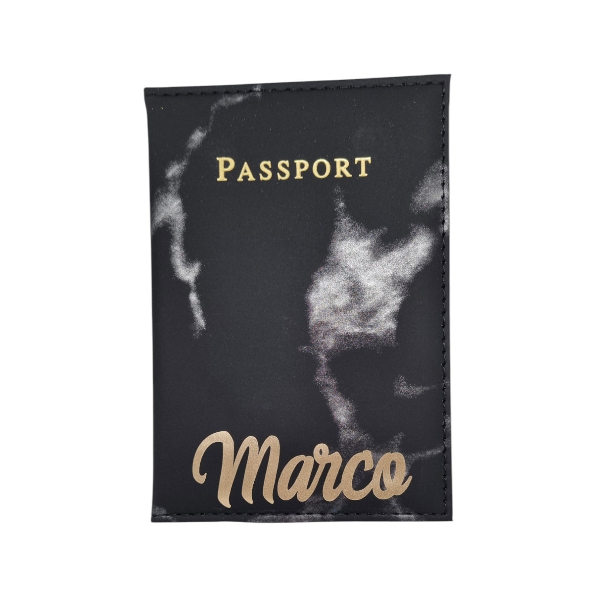 Kit porta passaporto e porta etichetta bagaglio personalizzato