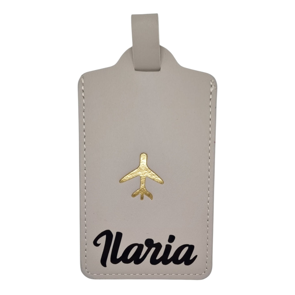 Porta passaporto con etichetta bagaglio personalizzato