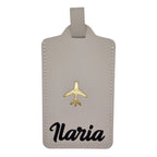 Porta passaporto con etichetta bagaglio personalizzato