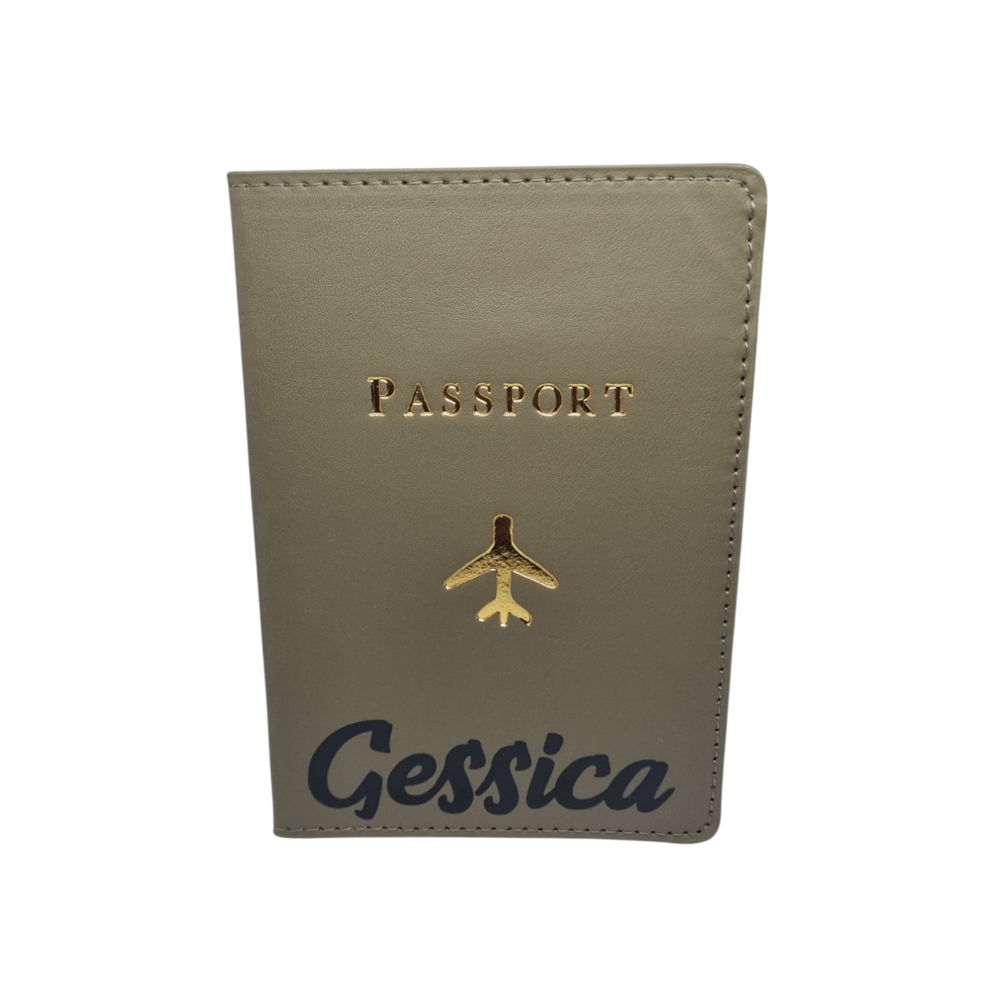 Porta passaporto con etichetta bagaglio personalizzato