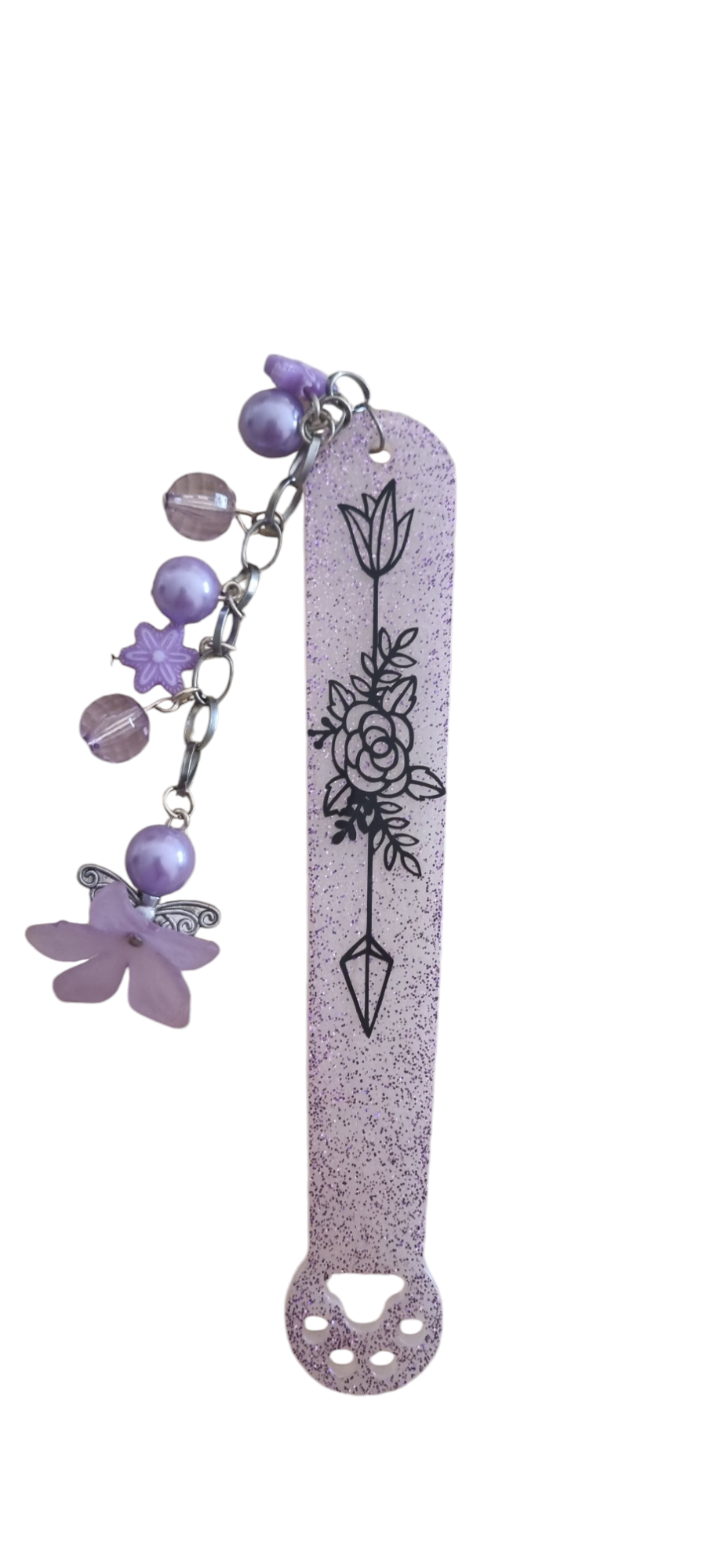 Segnalibro in resina con zampa