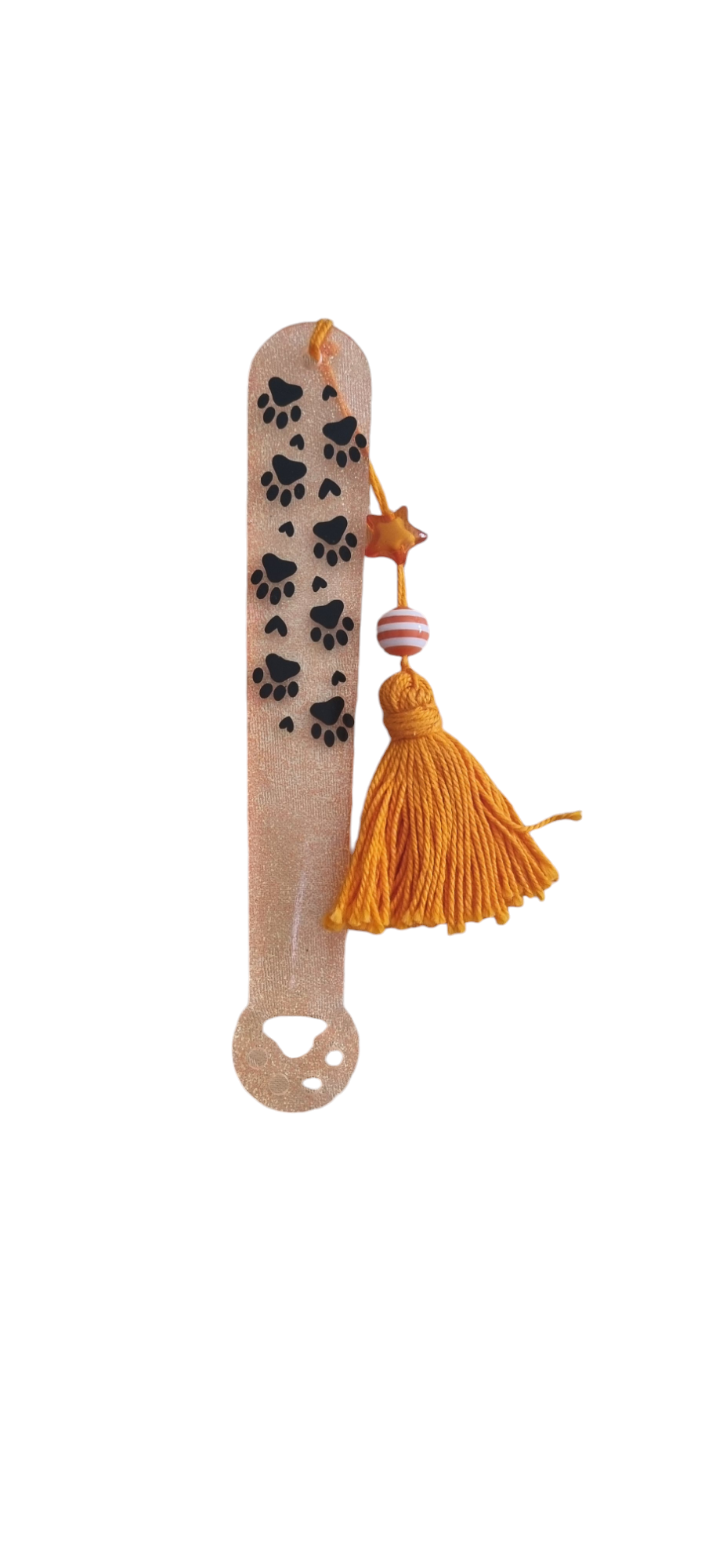 Segnalibro in resina con zampa