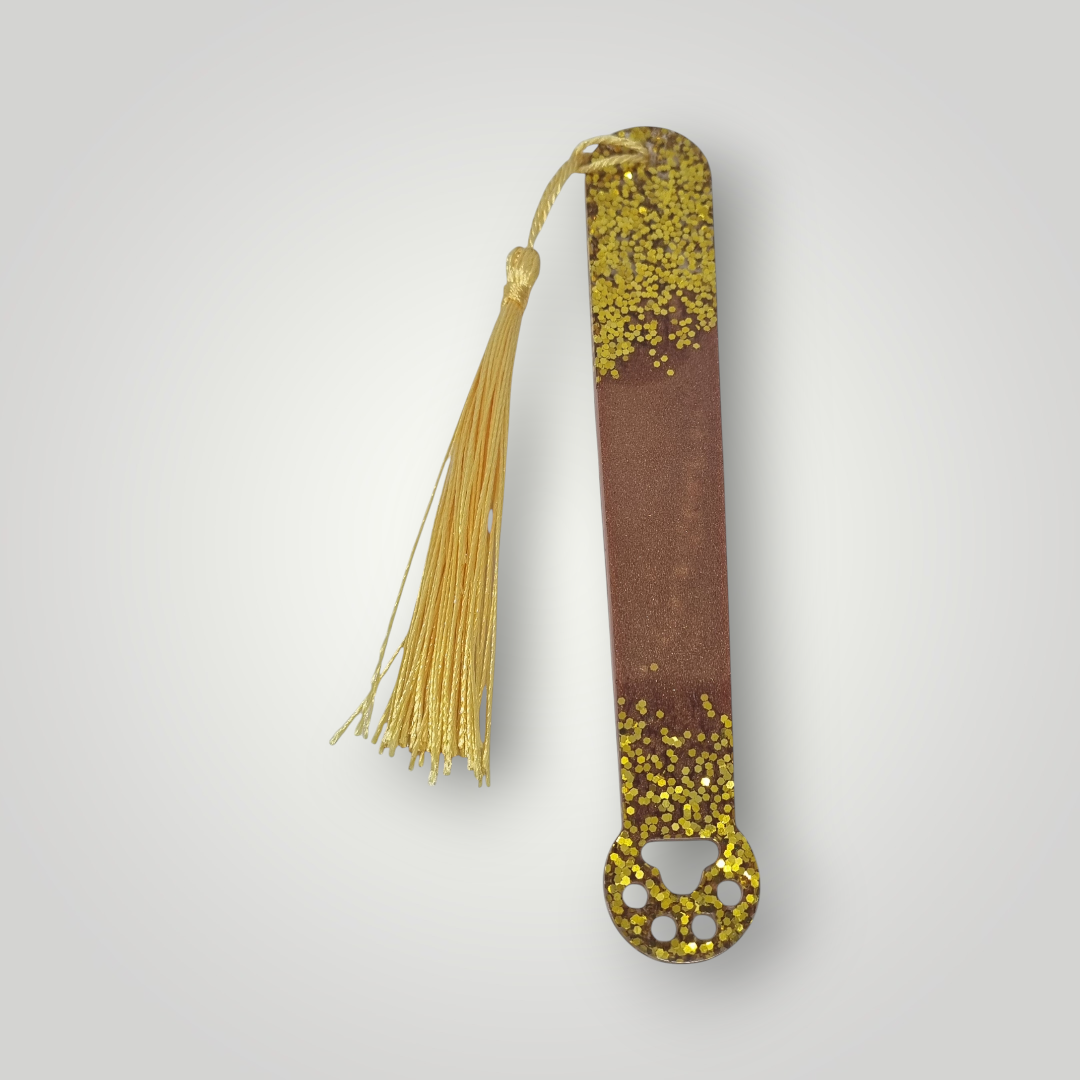 Segnalibro in resina con zampa