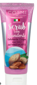 COSMI Premium – Scrub Corpo con Mandorle e Sali del Mar Morto (Esfoliante Nutriente & Vellutante)