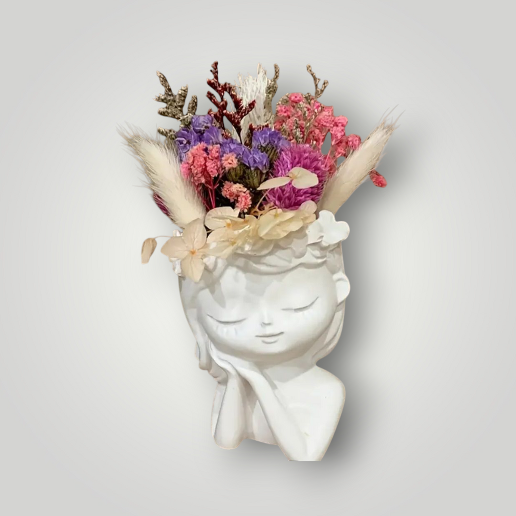 Decorazioni in gesso - Bambina che sogna