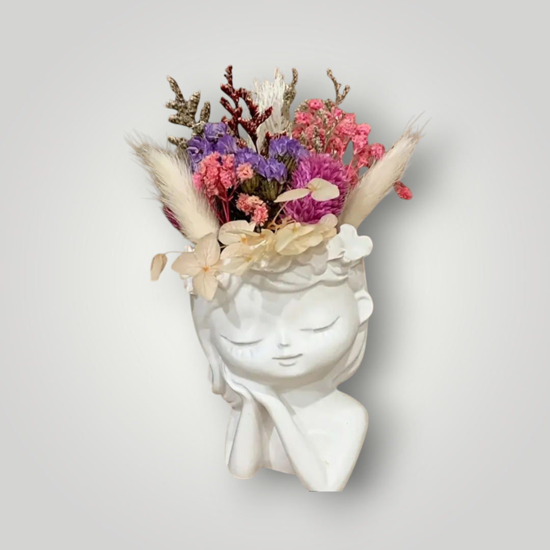 Decorazioni in gesso - Bambina che sogna