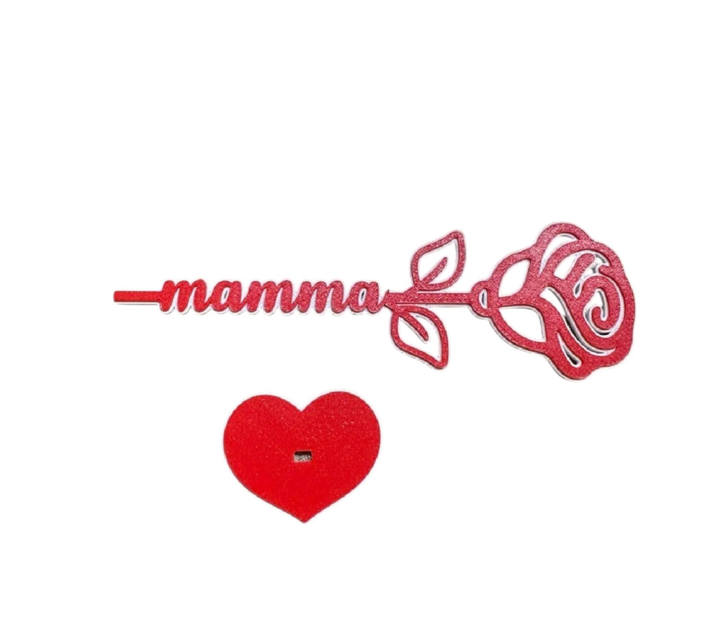 Decorazione Rosa festa della mamma