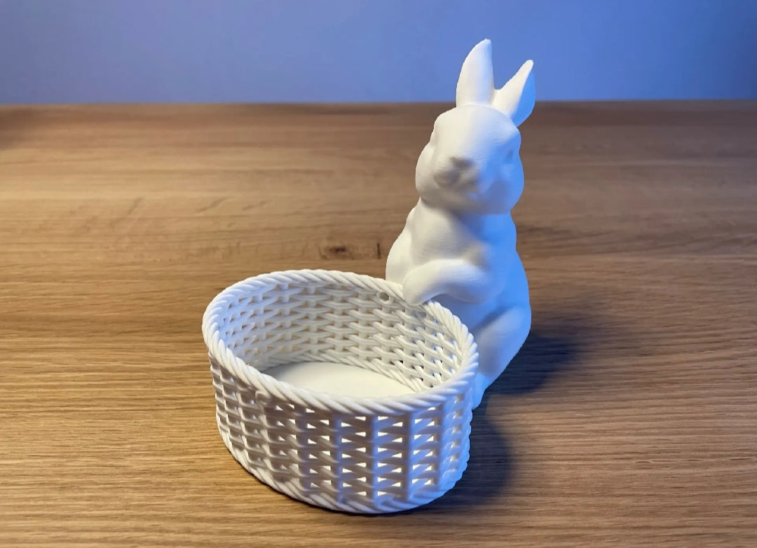 Cestino coniglietto per cioccolatini