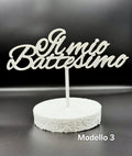 Topper torta Battesimo