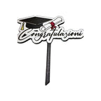 Cake Topper Laurea "Congratulazioni"